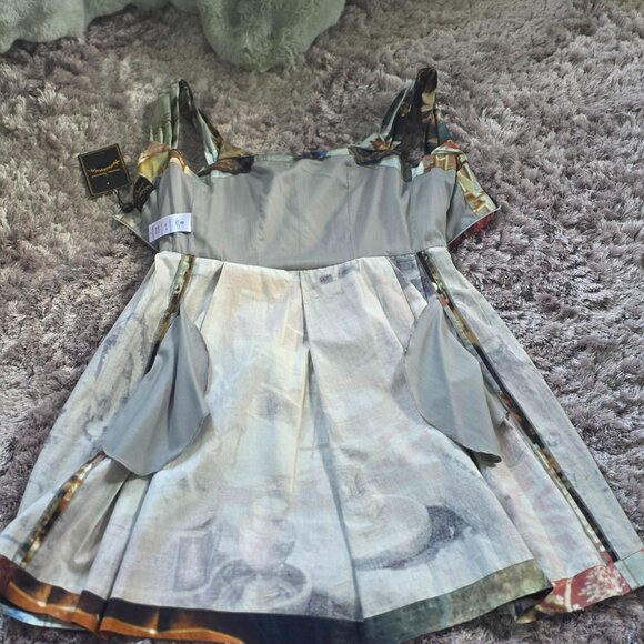 NWT Vivienne Westwood Anglomania Women’s Liberty Dress, Salon Print -- 38, US 2 - Picture 15 of 15